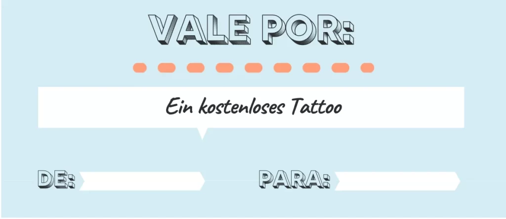 tattoo gutschein vorlage